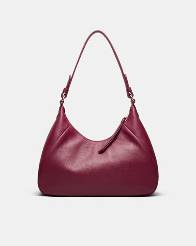 Lily Shoulder Day Bag - Bordeaux