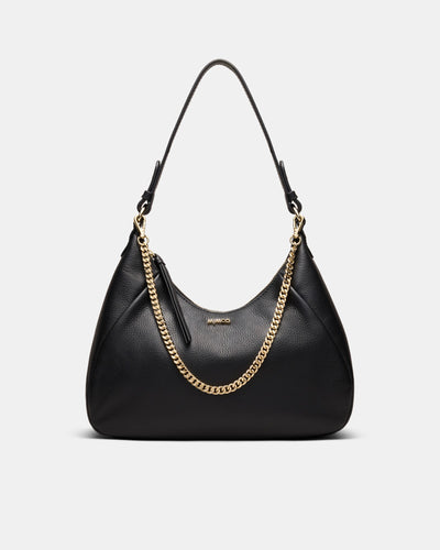 Lily Shoulder Day Bag - Black