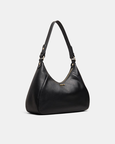 Lily Shoulder Day Bag - Black
