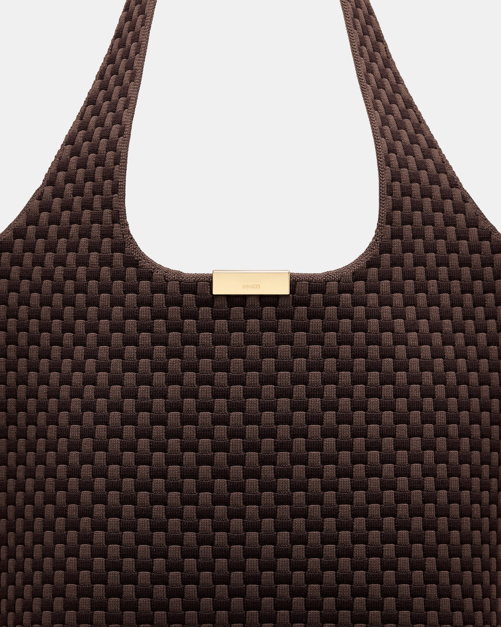 Amelie Basket Tote Bag - Chocolate