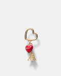 Love Paris Keyring - Lipstick Red