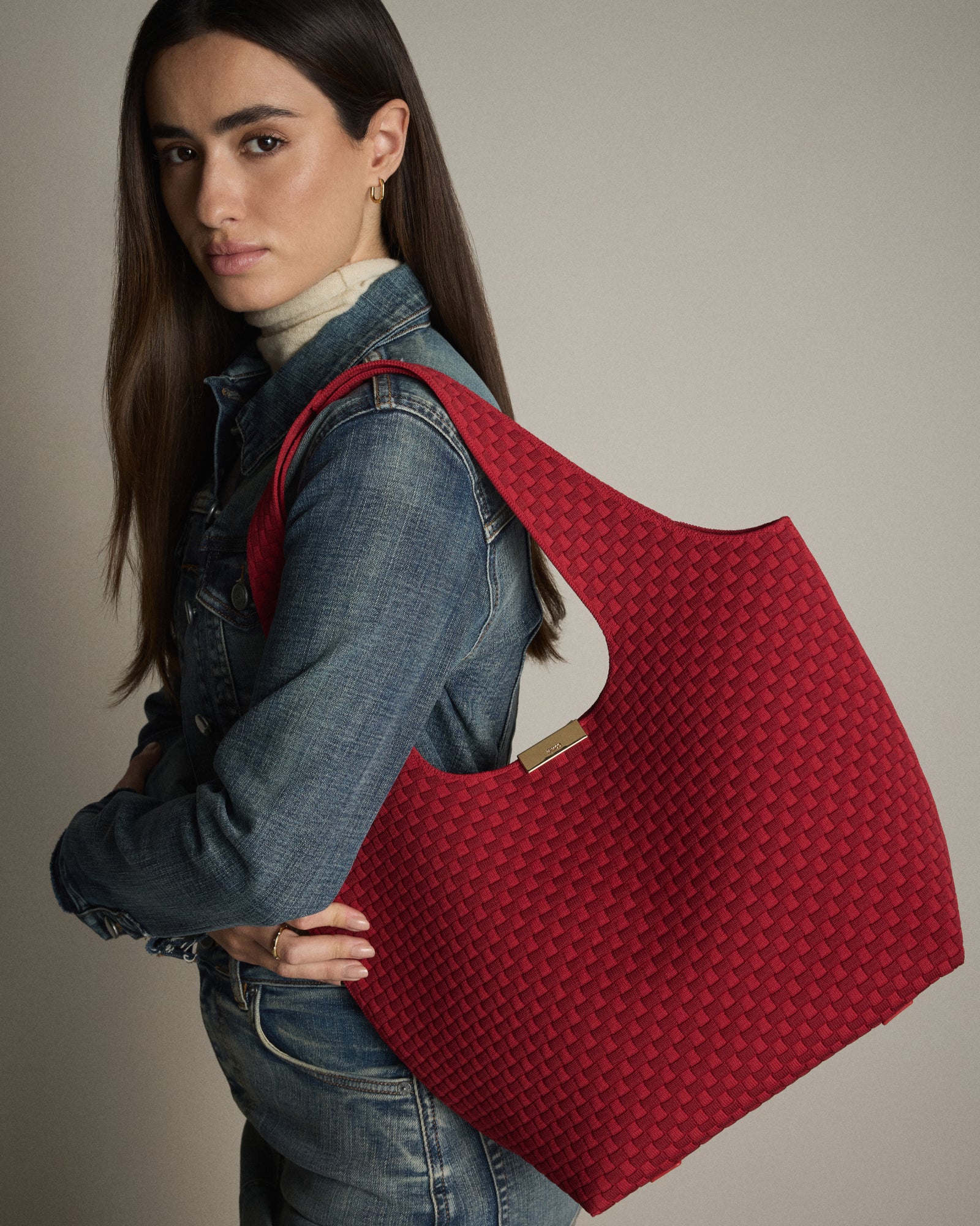 Amelie Basket Tote Bag