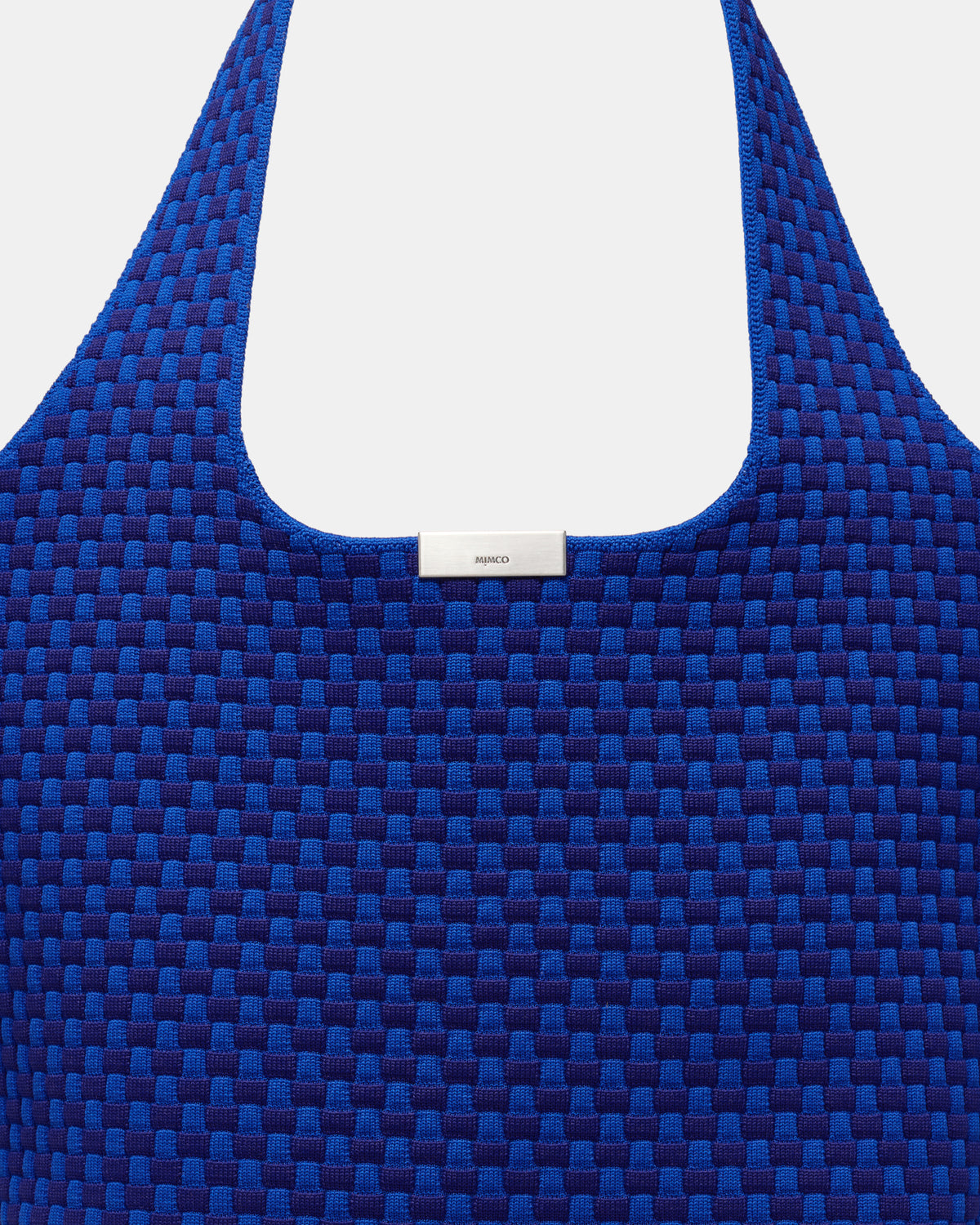 Amelie Basket Tote Bag - Cobalt