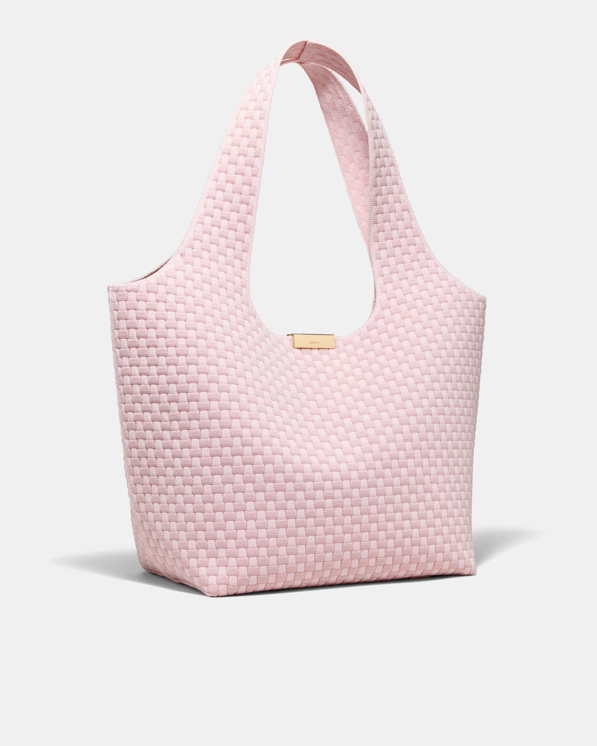 Amelie Basket Tote Bag - Pink Salt