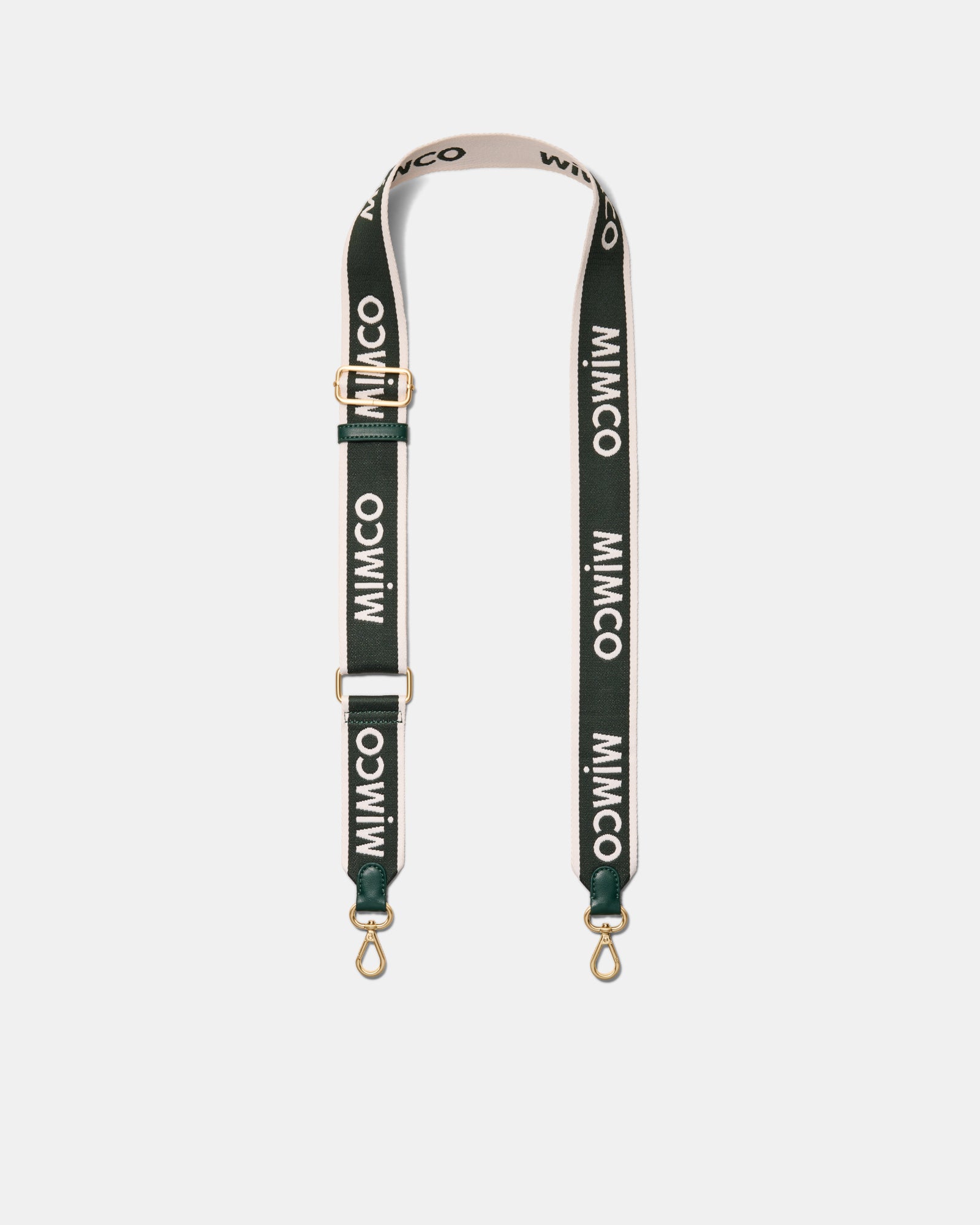Stripe Webbing Bag Strap - Thyme