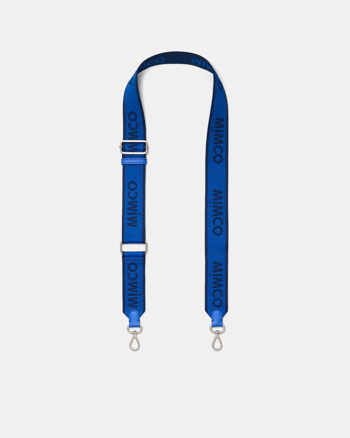 Stripe Webbing Bag Strap - Cobalt