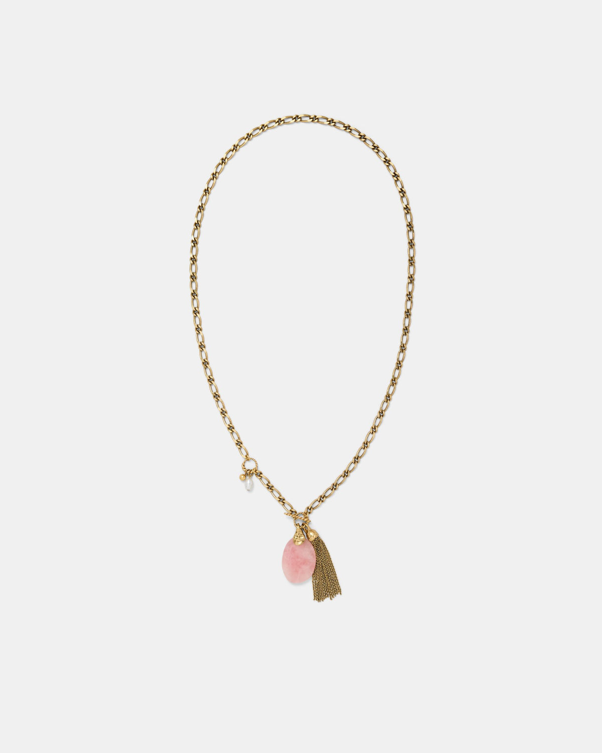 Gilded Long Necklace - Petal