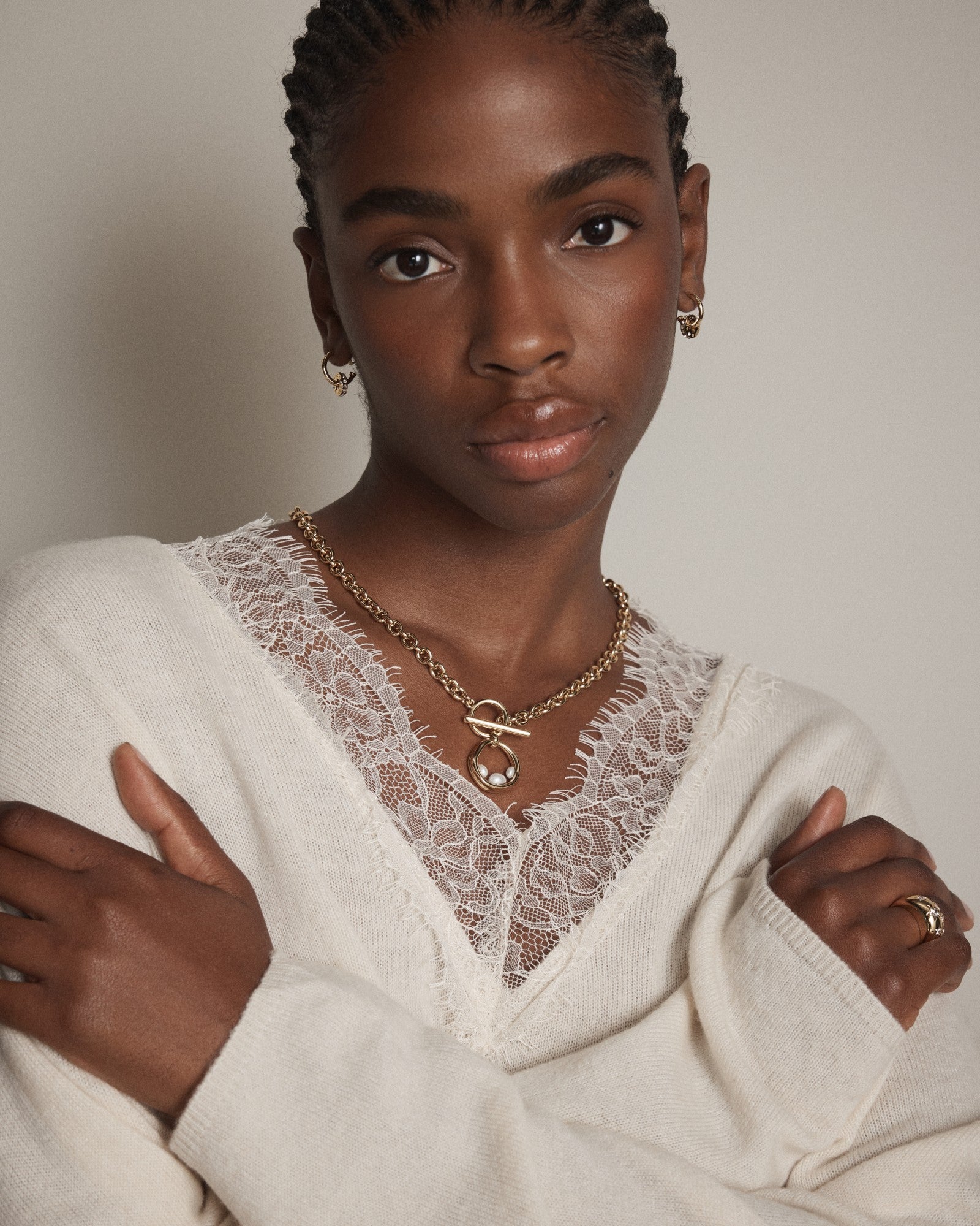 Anouk Pearl Necklace - Pearl
