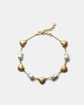 Fond Heart Necklace - Gold