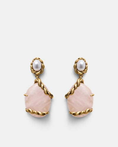 Gilded Earrings - Petal