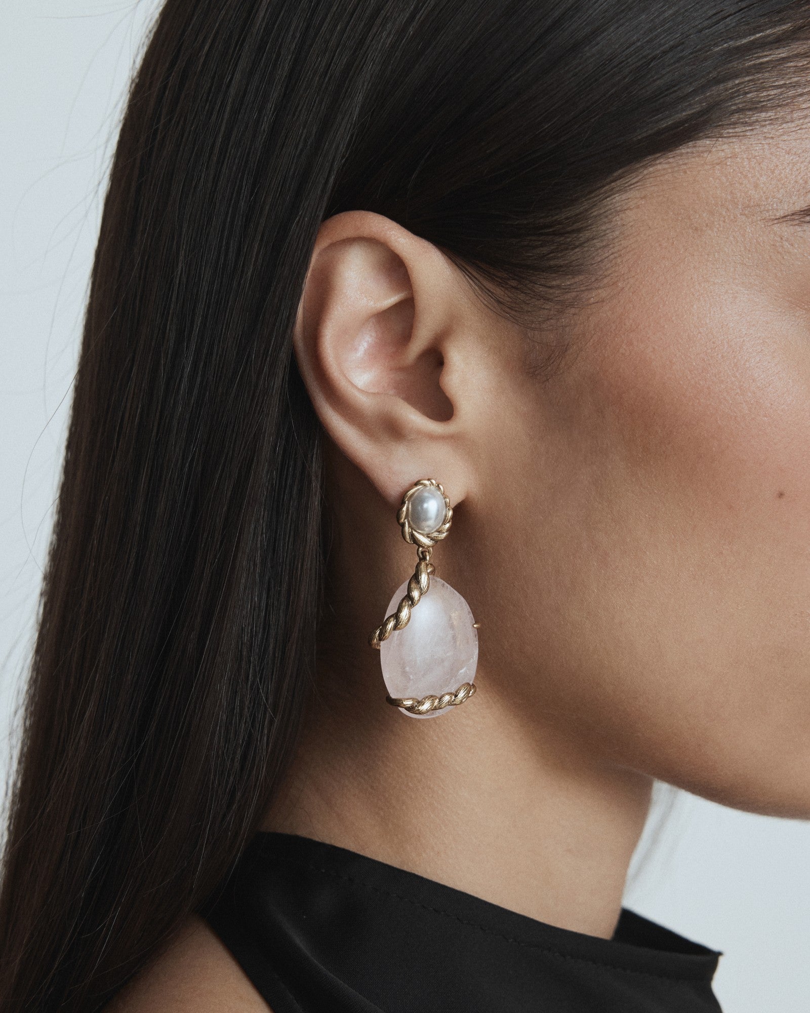 Gilded Earrings - Petal