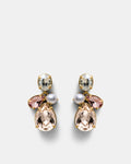 Bejewel Drop Earrings - Pearl