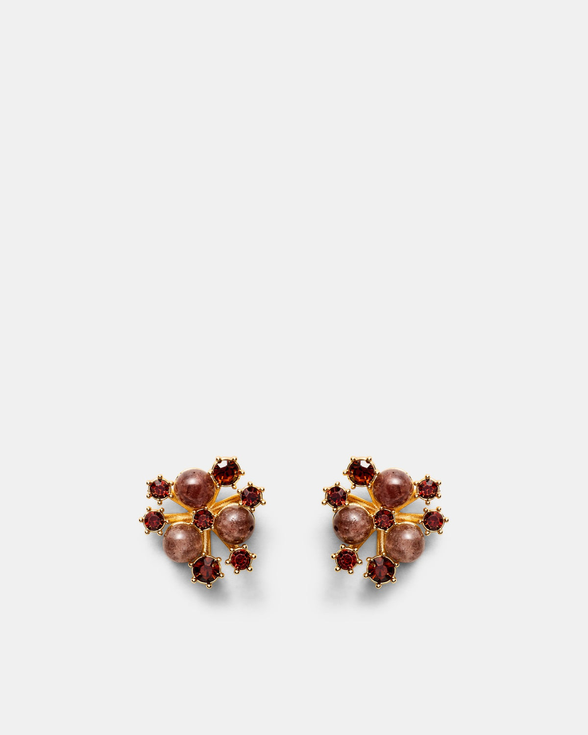 Trinket Stud Earrings - TOFFEE