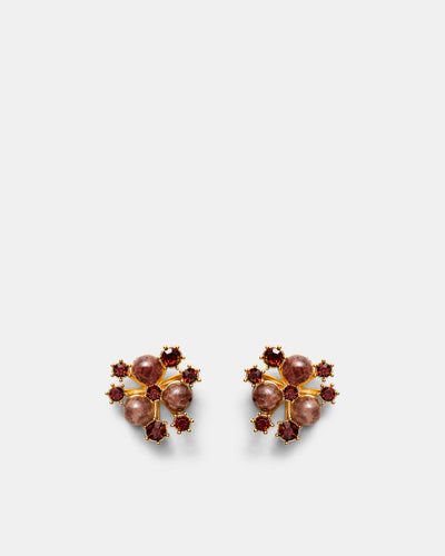 Trinket Stud Earrings - TOFFEE