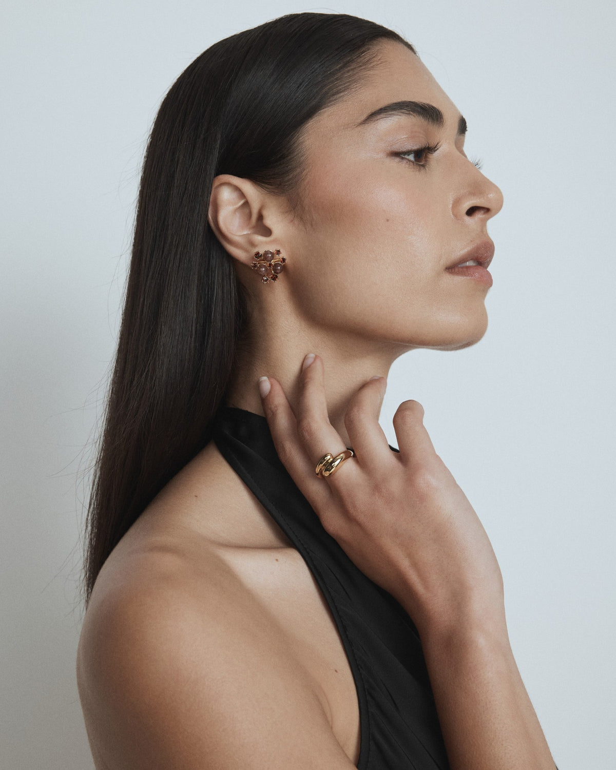 Trinket Stud Earrings - TOFFEE