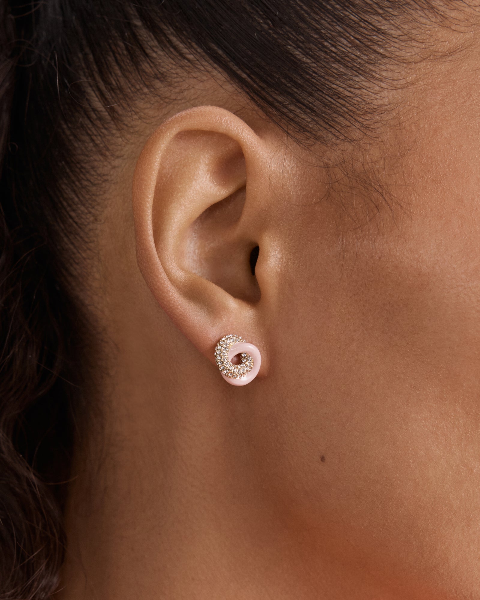 Resonance Pop Stud Earrings - Petal