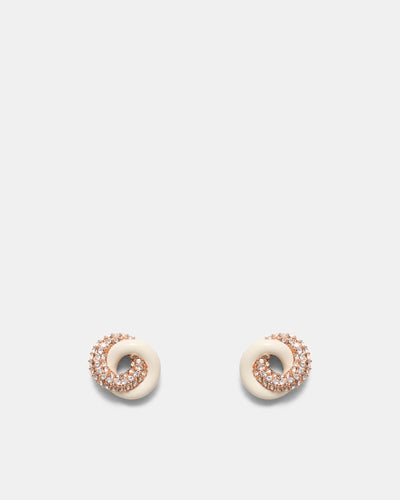 Resonance Pop Stud Earrings - Vanilla