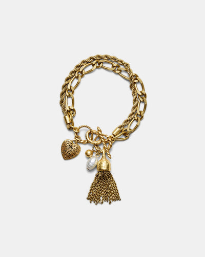 Fond Heart Bracelet - Gold