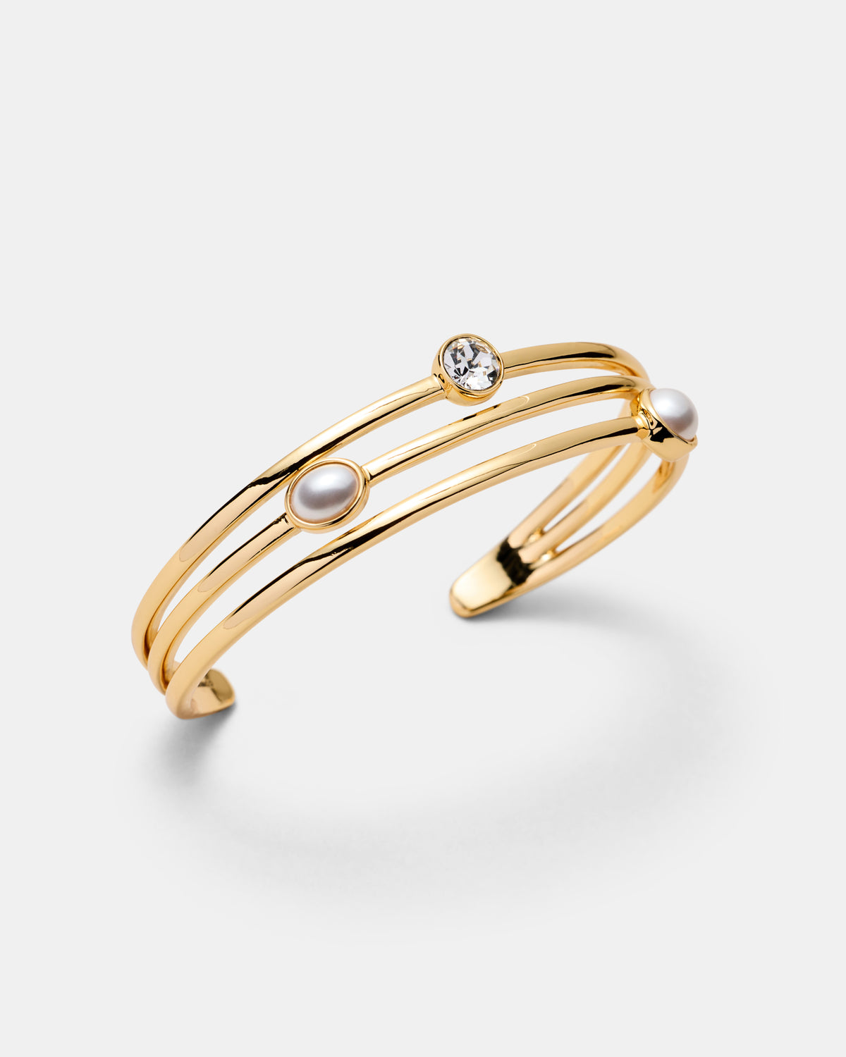 Borderline Bangle - Pearl