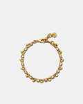 Hearted Chain Bracelet - Gold
