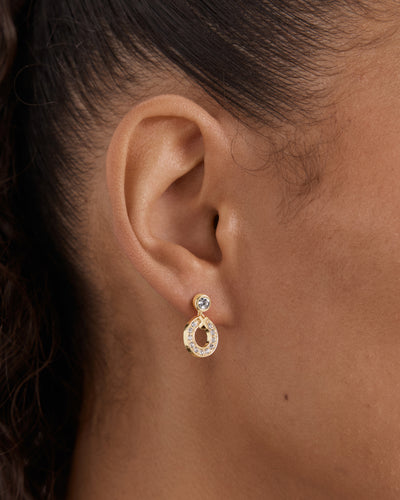 Encanto Drop Earrings - Gold