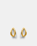 Gilded Hoop Earrings - Gold