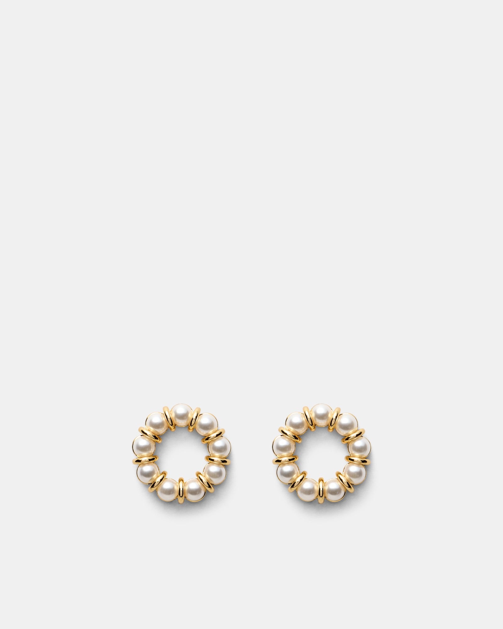 Anouk Pearl Stud Earrings - Pearl