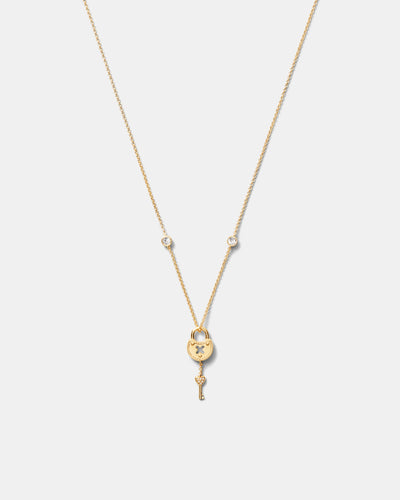 Lockette Necklace - Gold