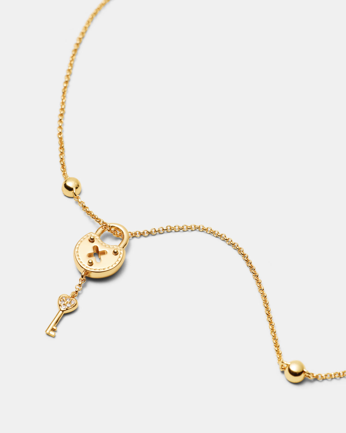 Lockette Necklace - Gold