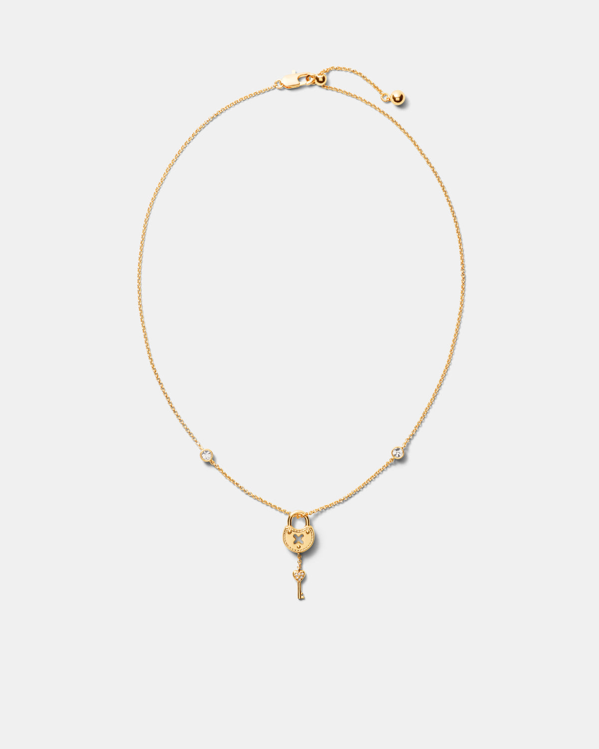 Lockette Necklace - Gold