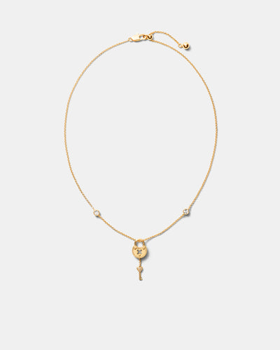 Lockette Necklace - Gold