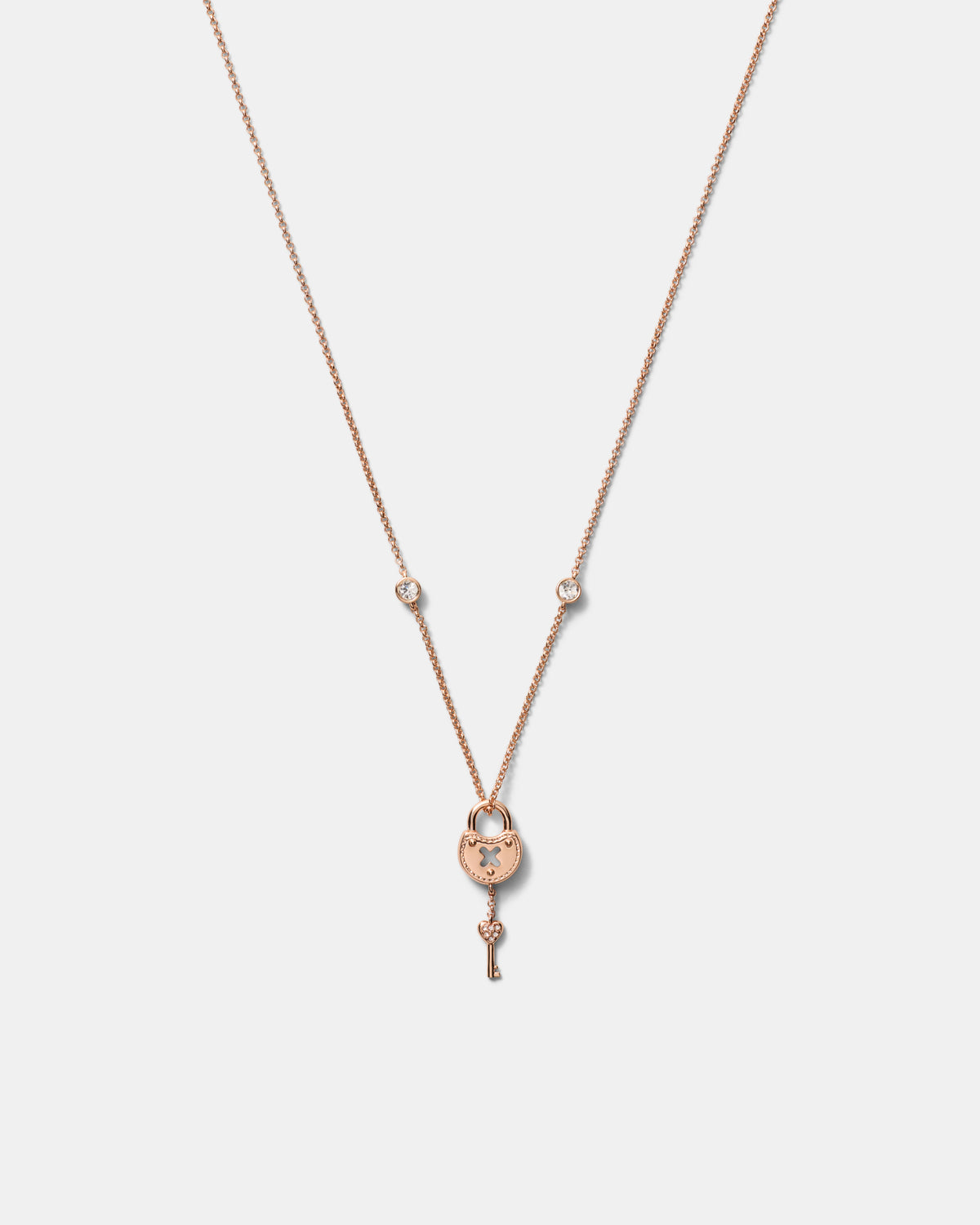 Lockette Necklace - Rose Gold