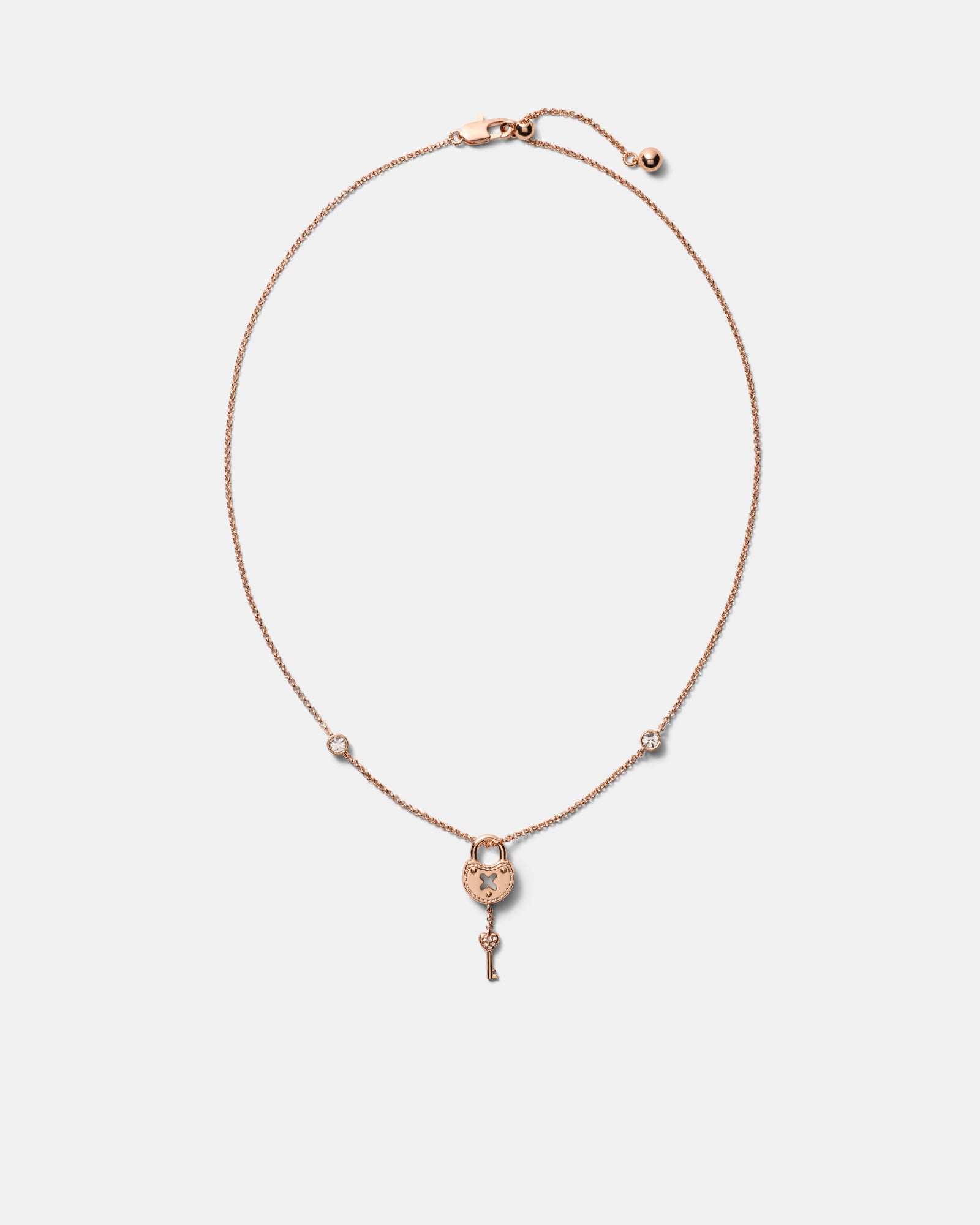 Lockette Necklace - Rose Gold