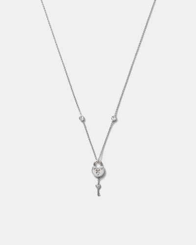 Lockette Necklace - Silver