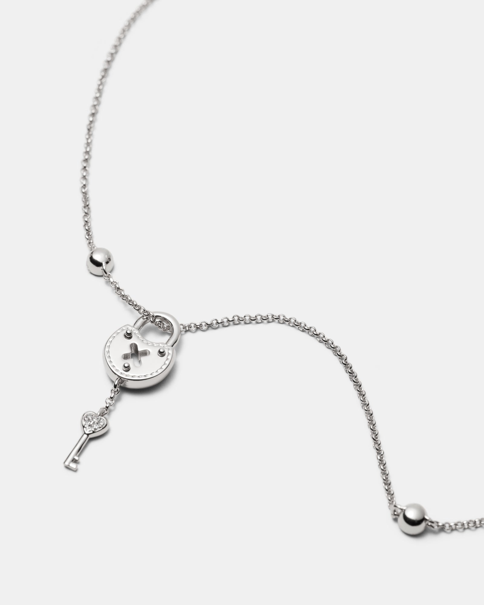 Lockette Necklace - Silver