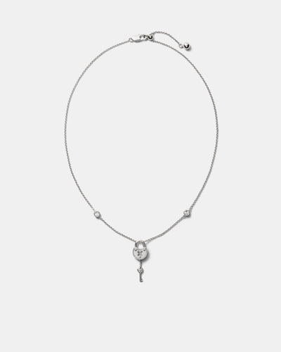 Lockette Necklace - Silver