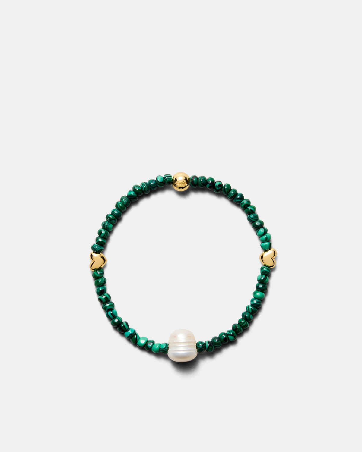 Bead Pearl Bracelet - Grass Green