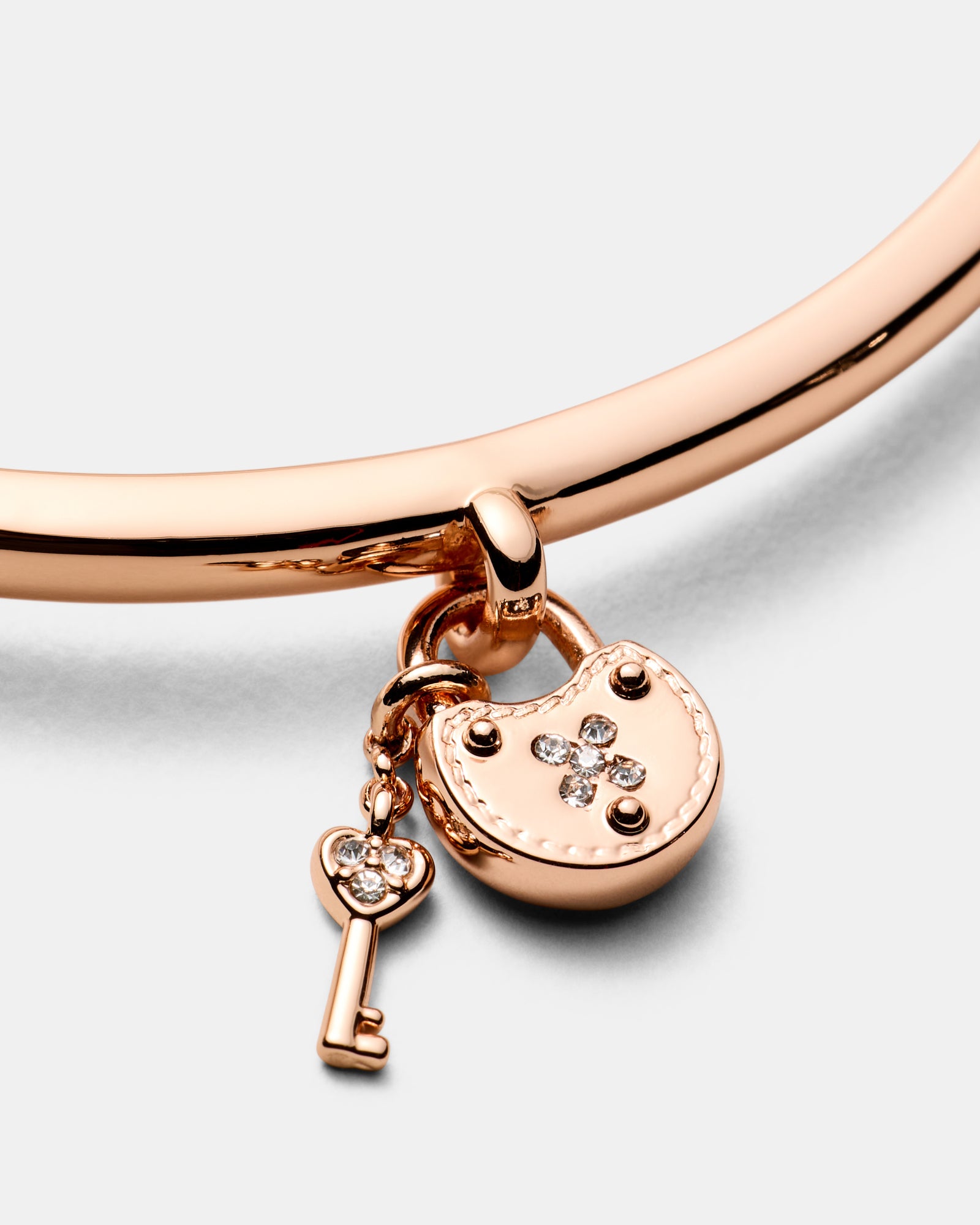 Lockette Bangle - Rose Gold