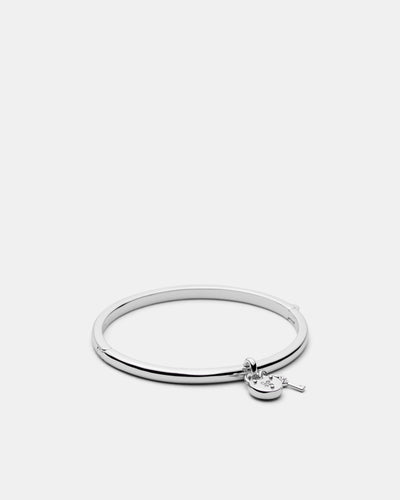 Lockette Bangle - Silver