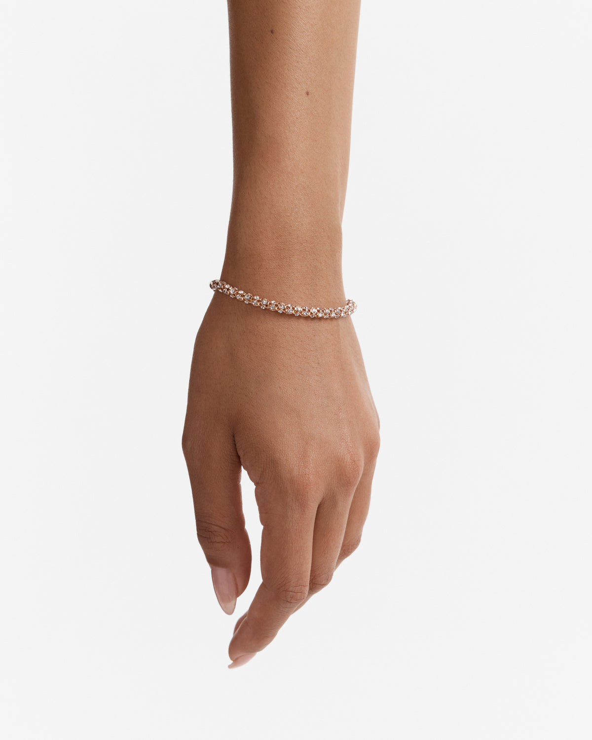 Dazzle Toggle Bracelet - Rose Gold