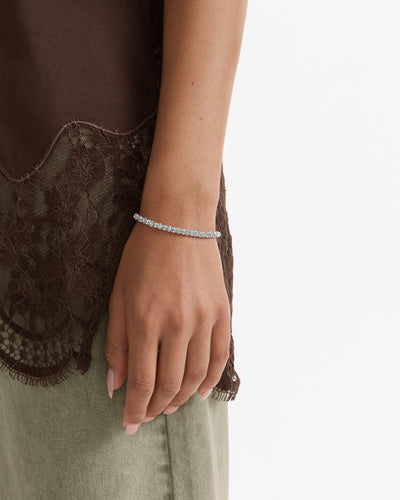 Dazzle Toggle Bracelet - Silver