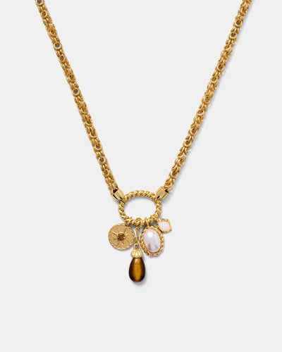 Boheme Charm Necklace - Gold