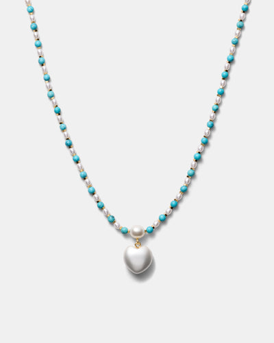 Heart And Seek Necklace - Turquoise