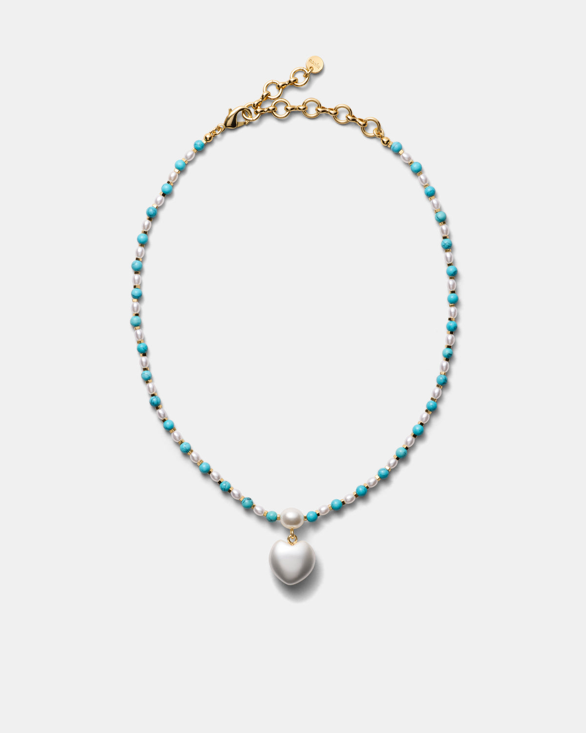 Heart And Seek Necklace - Turquoise