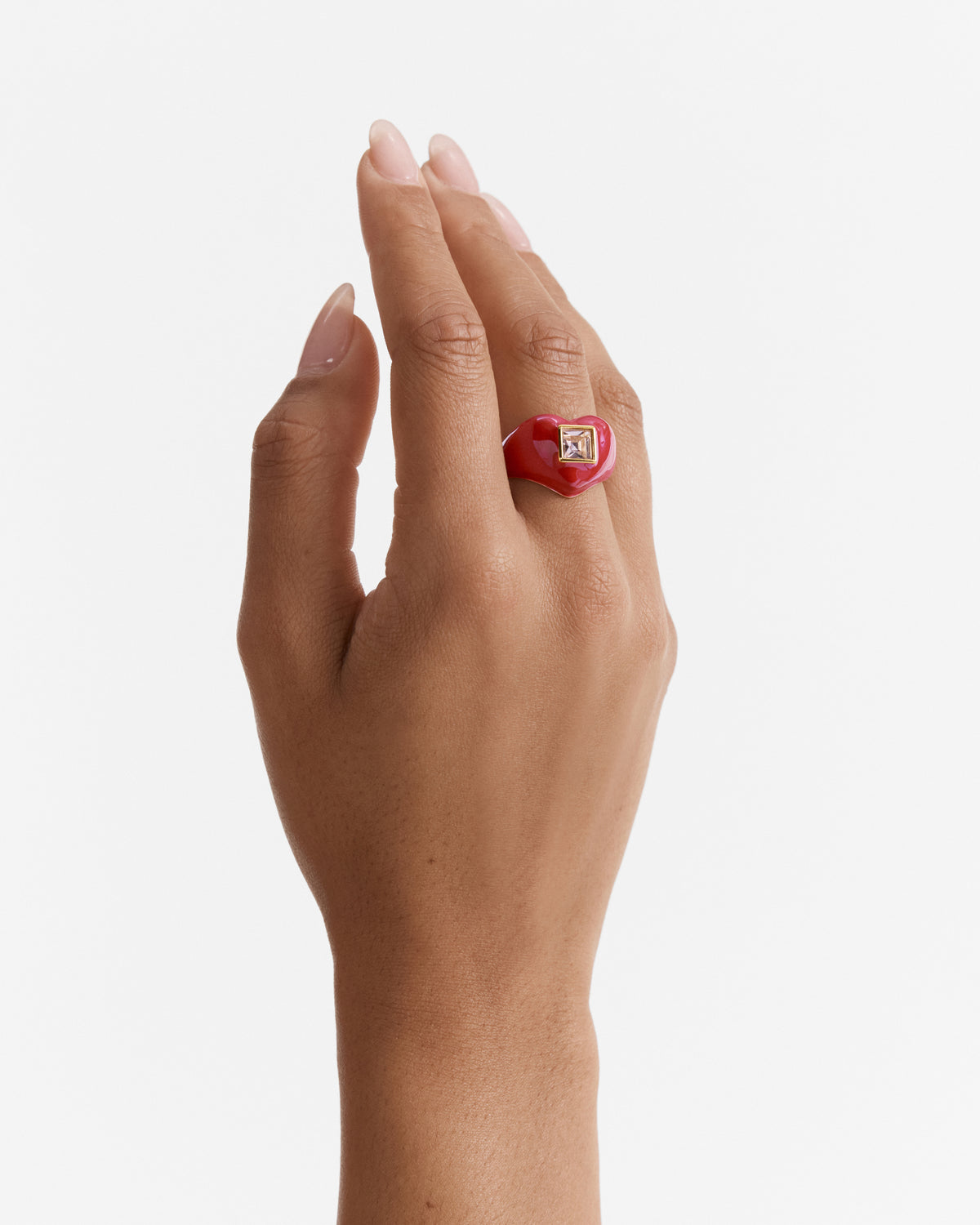 Devotion Ring - Lipstick Red