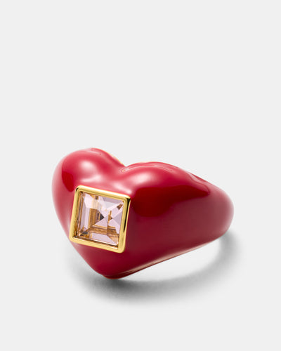Devotion Ring - Lipstick Red