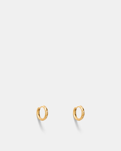 Lace Heart Hoop Earrings - Ballet
