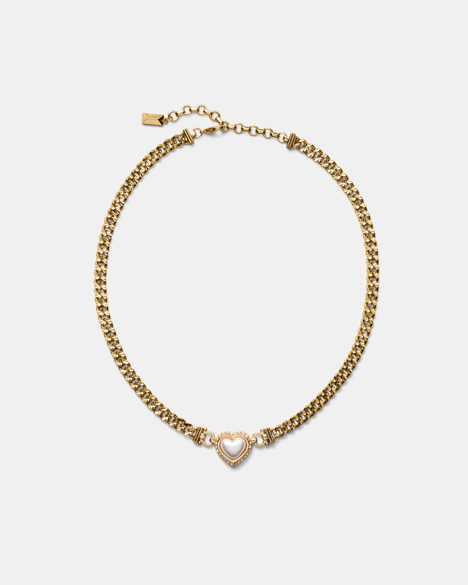 Relic Heart Necklace - Pearl