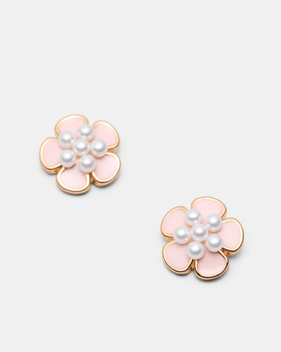 La Fleur Stud Earrings - Petal