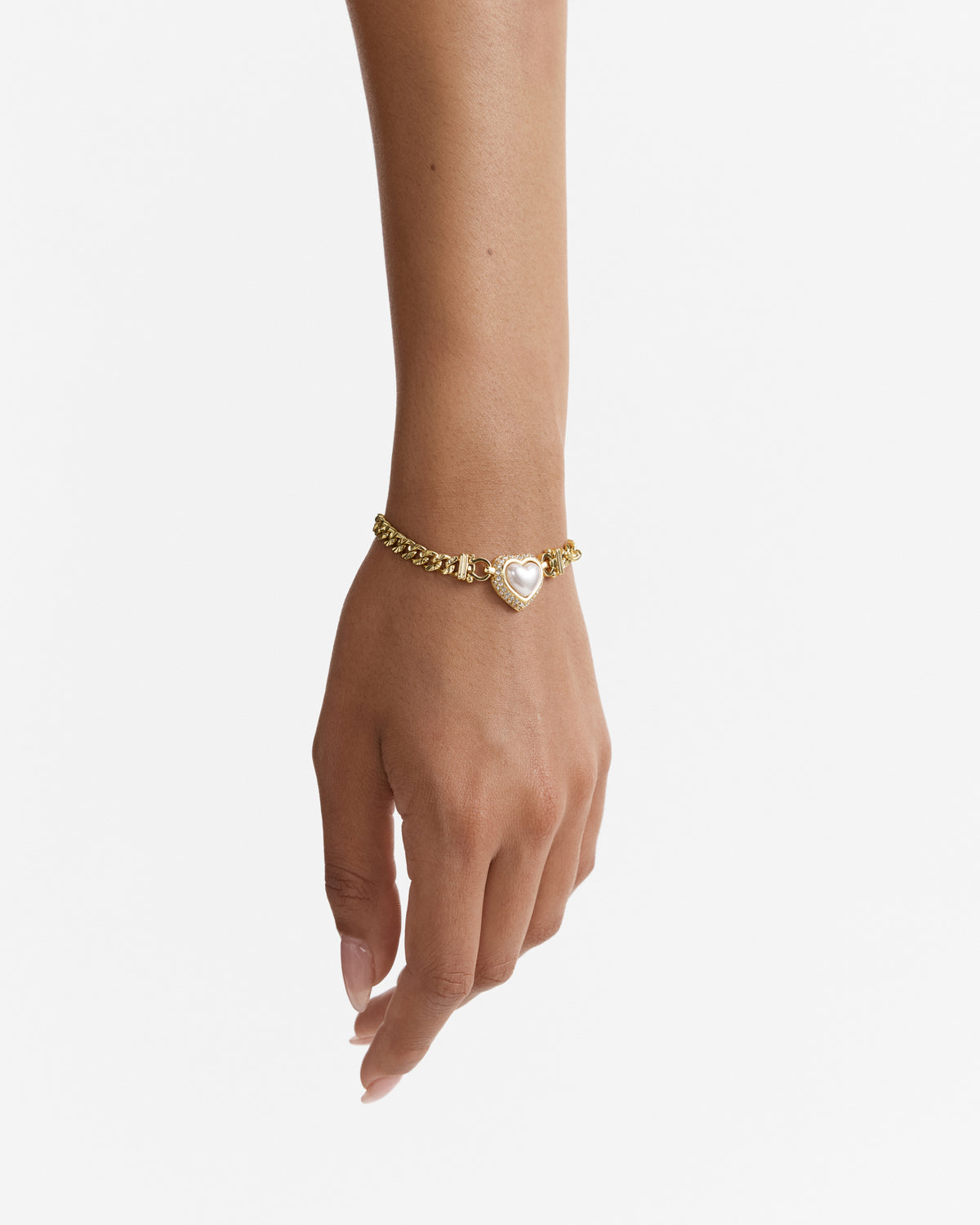 Relic Heart Bracelet - Pearl